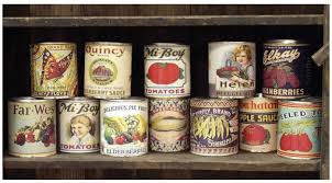 Afbeeldingsresultaat voor food in tins 1930